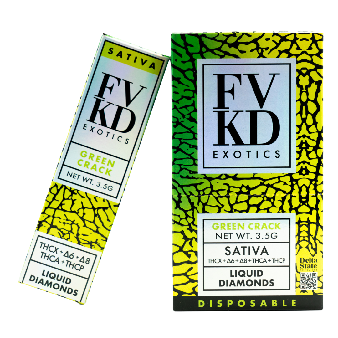 FVKD Exotics 3.5G Disposable INDICA Variants