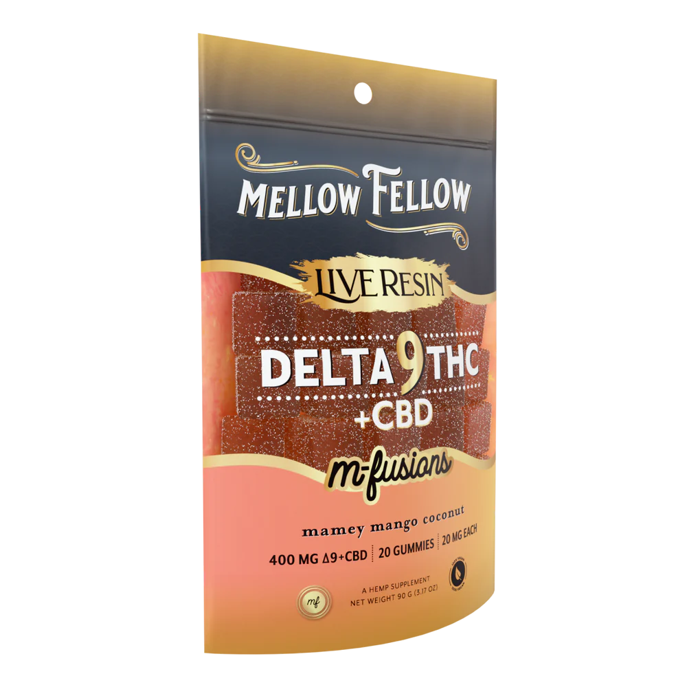 Mellow Fellow M-Fusions Delta 9 THC + CBD Gummies