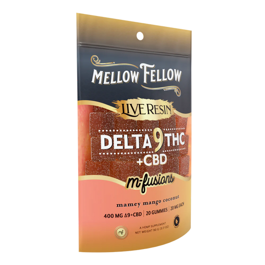 Mellow Fellow M-Fusions Delta 9 THC + CBD Gummies