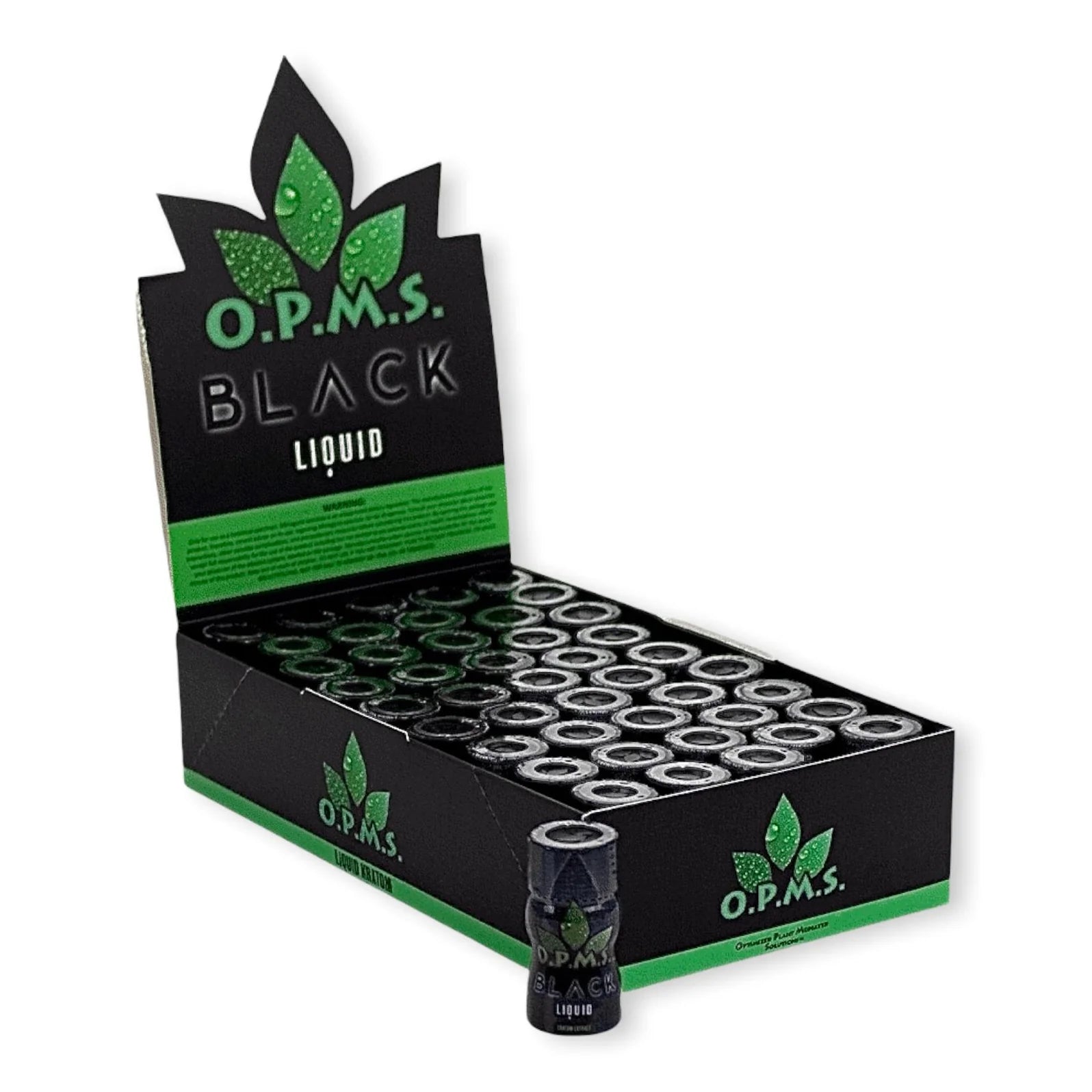 OPMS Black Liquid Kratom Extract Shot (8ml)