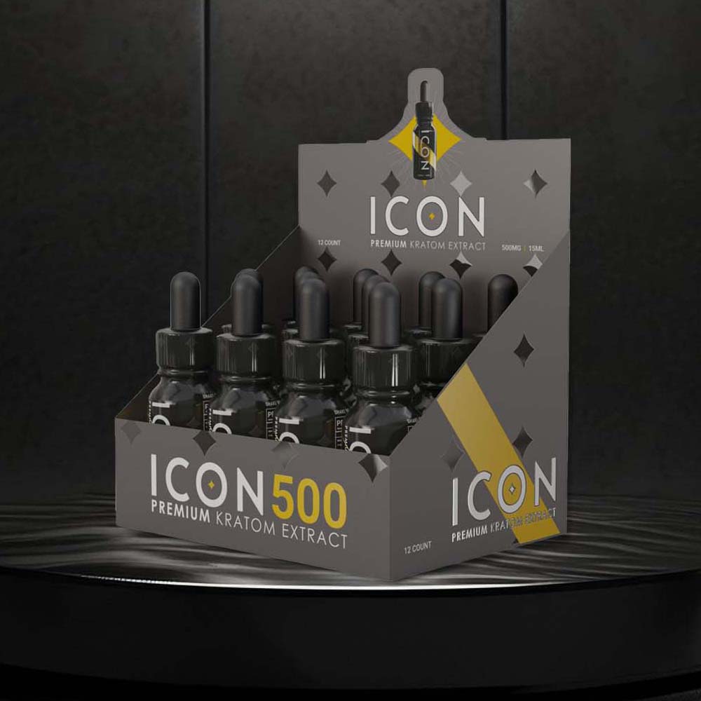 Icon Premium Kratom Shot 500mg 15mL