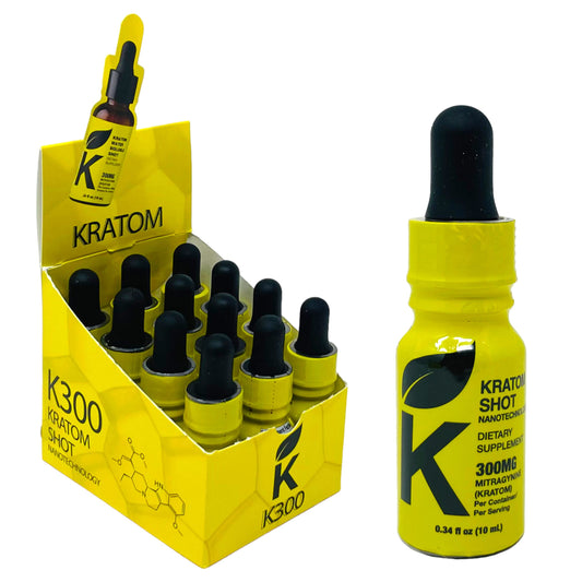 K300 Nano Kratom Extract Shot 300mg 10mL