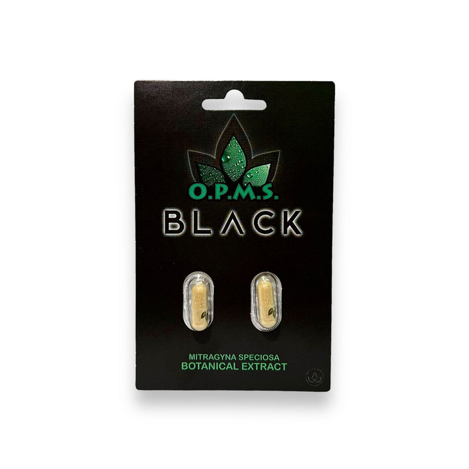 OPMS Black Kratom Extract Capsules