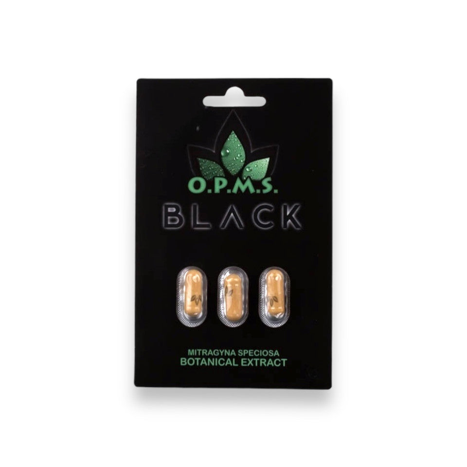 OPMS Black Kratom Extract Capsules