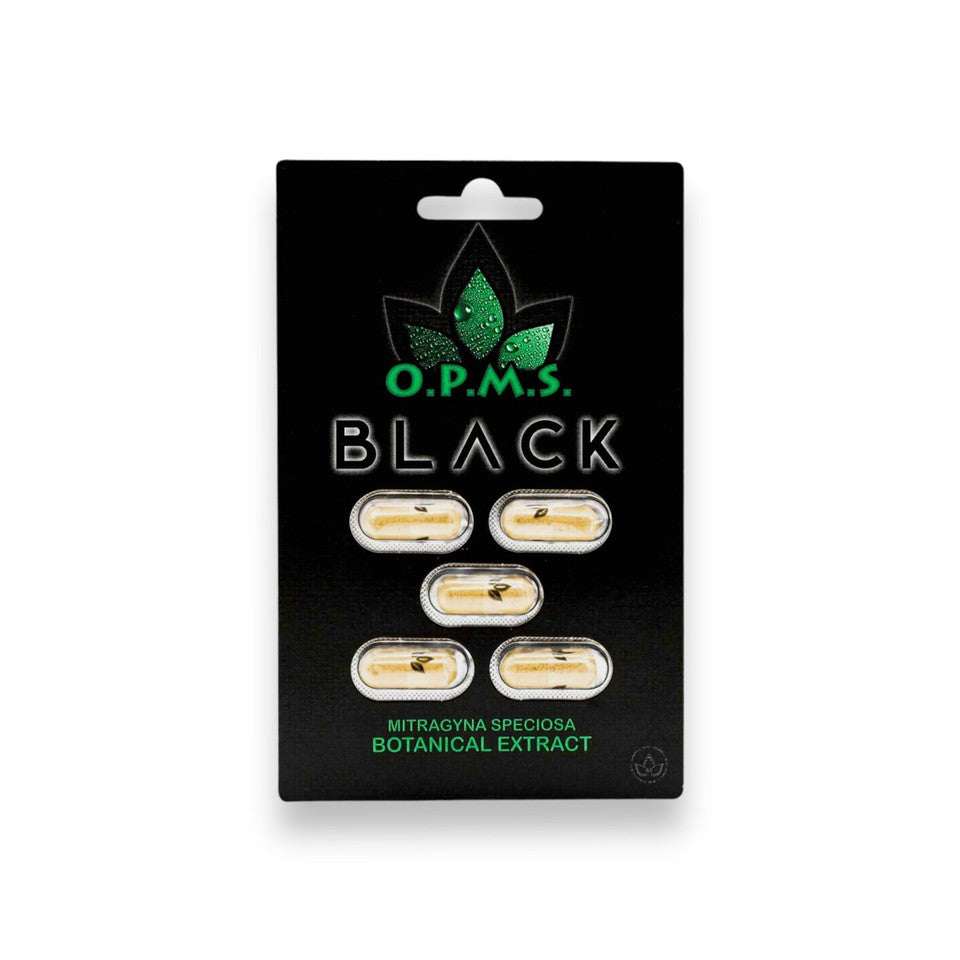 OPMS Black Kratom Extract Capsules