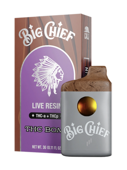 Big Chief Live Resin THCA + THCP 3G Disposable Vape