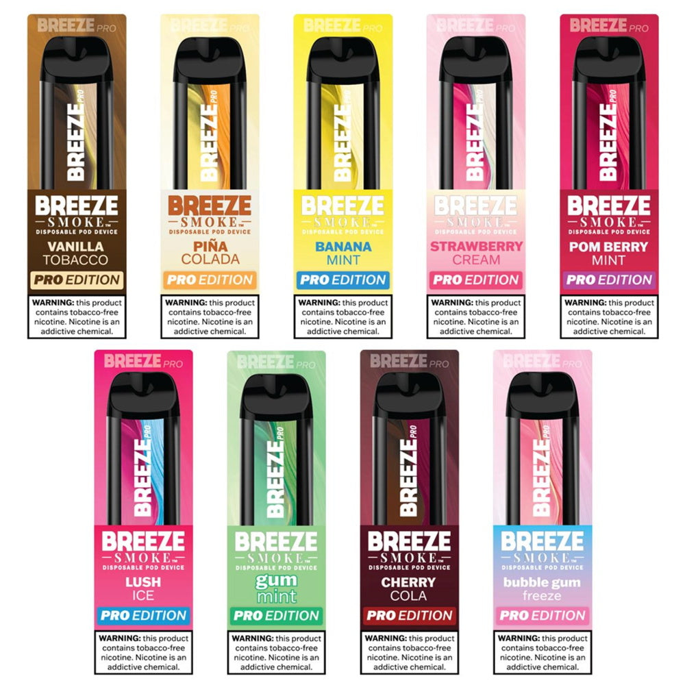 Breeze Pro Edition 2000 Puffs 5% Nicotine