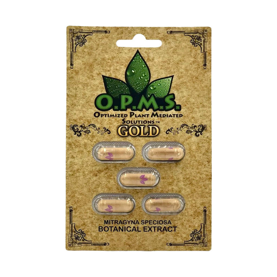 OPMS Gold Kratom Extract Capsules